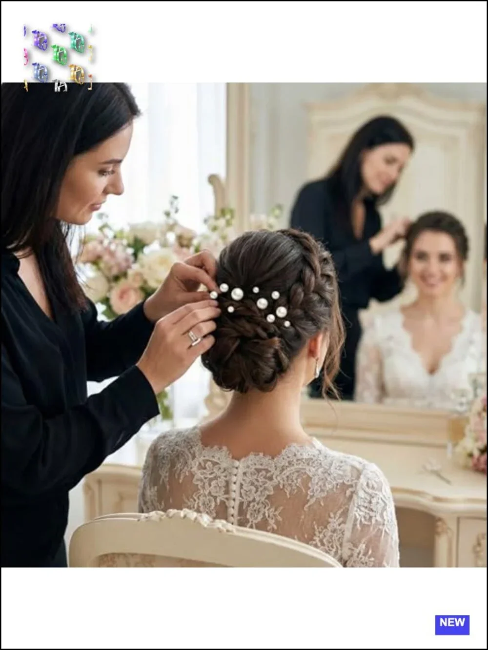 18 Pcs U-Shaped Faux Pearl Hair Pins for Wedding Updos Prom